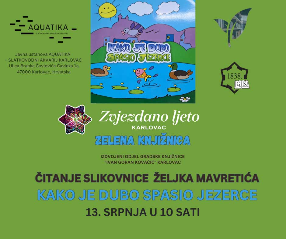 Pričaonica U Zelenoj Knjižnici 13. Srpnja